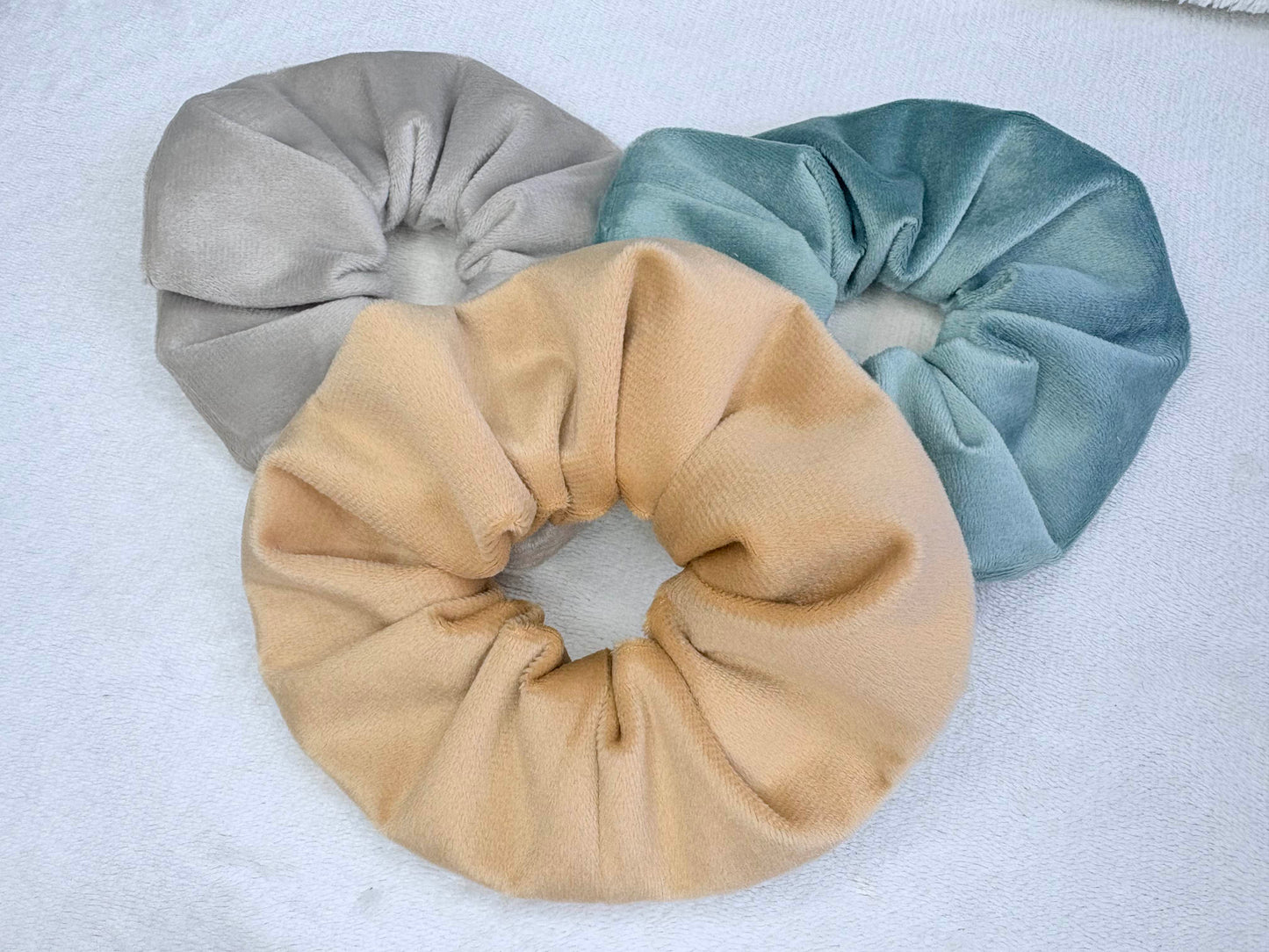 Oversized Velvet Hair Scrunchies