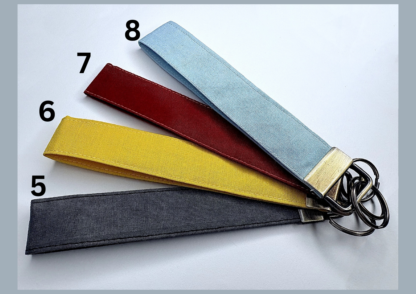 Keychain Wristlet | 100% Cotton | Fashion Accessories | Handmade Item | Gift Ideas | Colourful Pattern Selection | Fabric Key Fobs