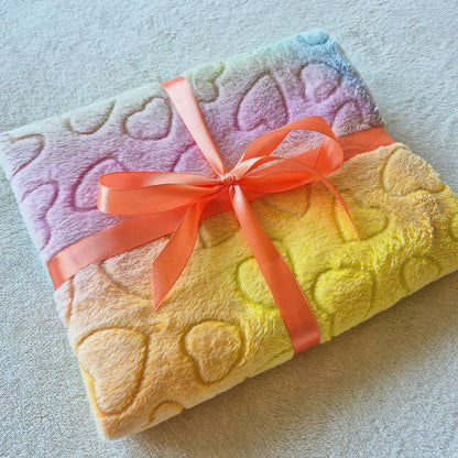 Patchwork Children's Blanket Rainbow