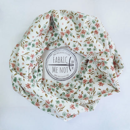 Flower Meadow Crinkle Infinity Scarf 100% Polyester