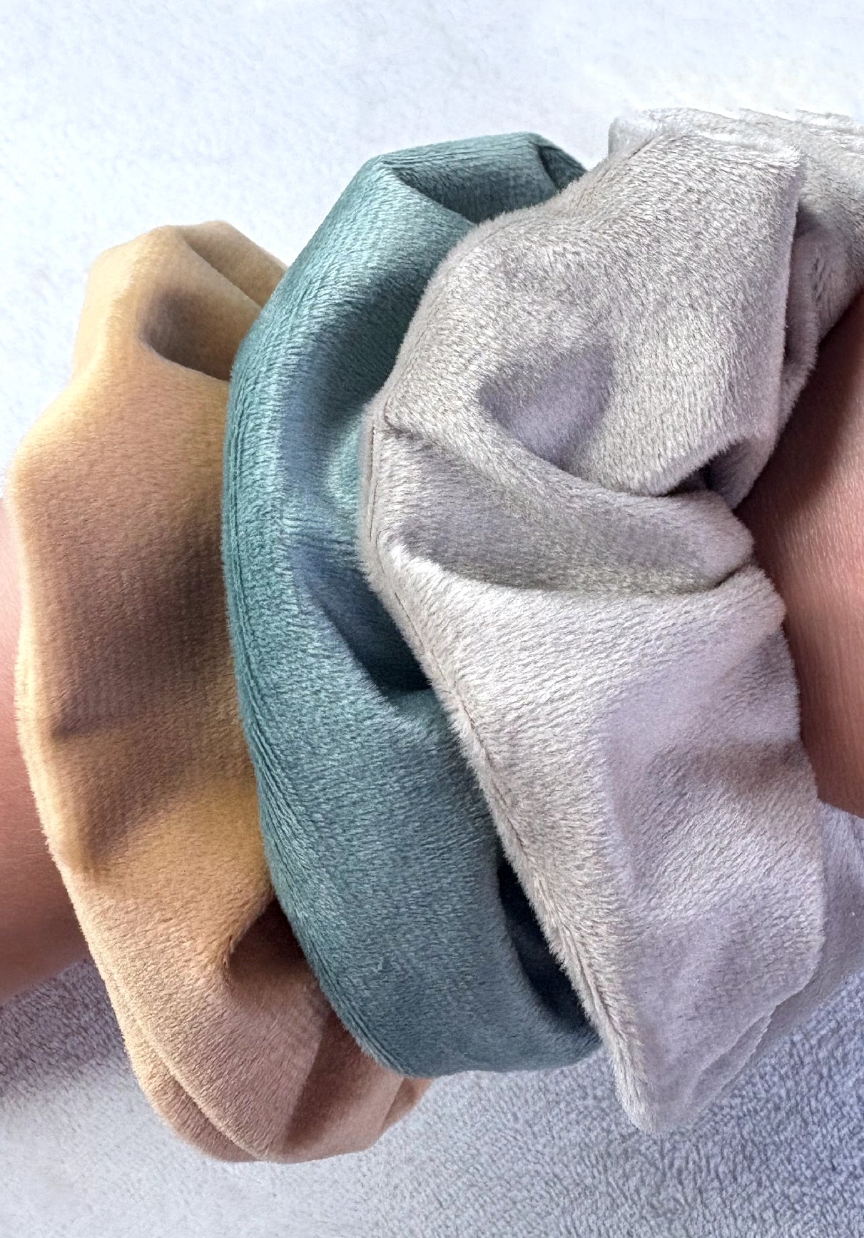 Oversized Velvet Hair Scrunchies