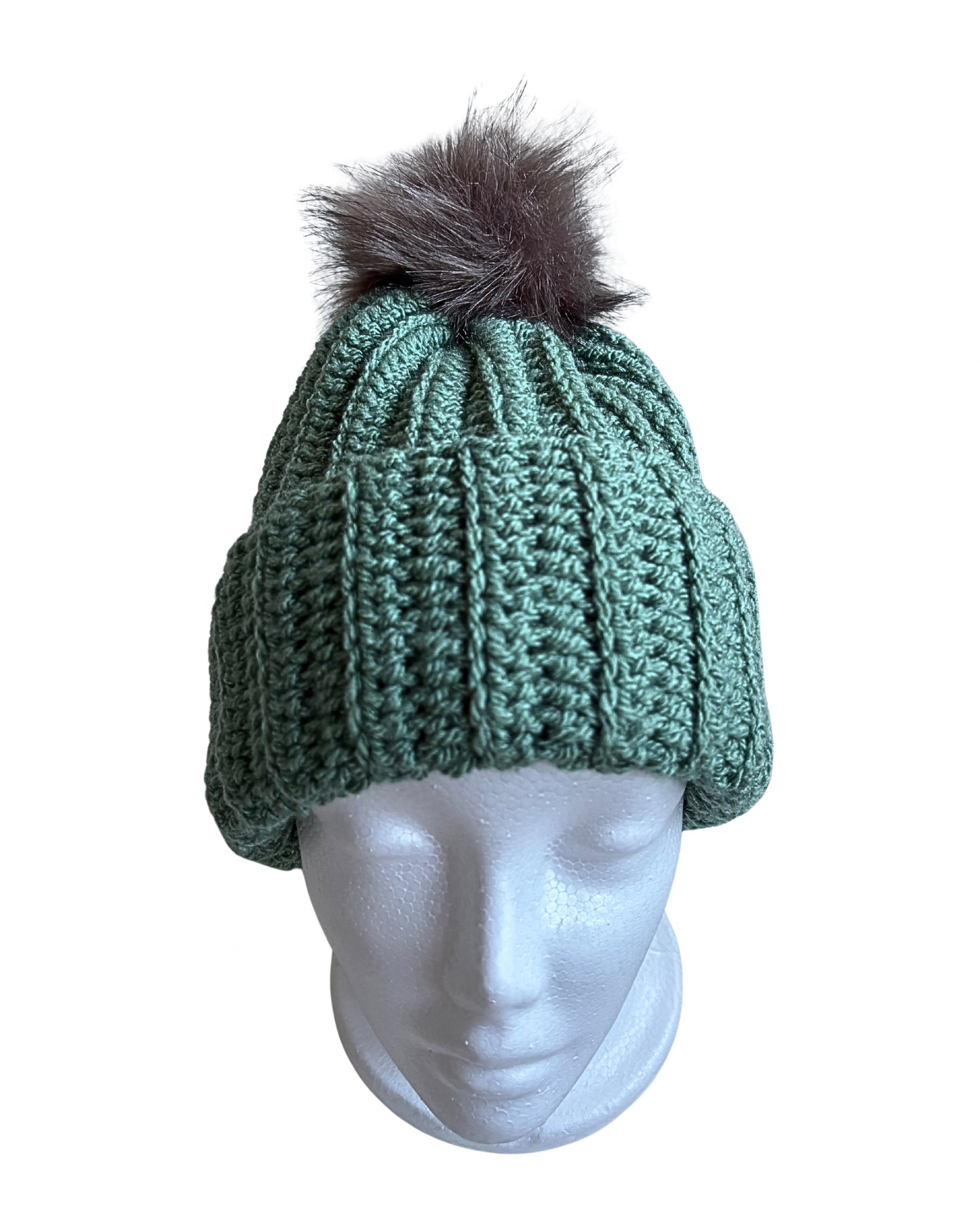 Crochet Winter Hat | Handmade in Adult Size Approx 56cm Circumference